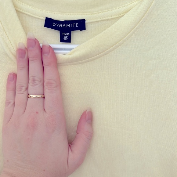 Yellow sweater size XS from Dynamite - Picture 3 of 5